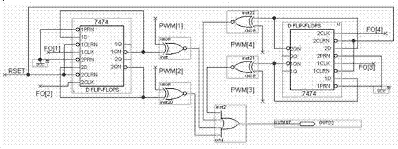 Method for realizing pulse check through digital circuit