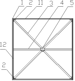 Full-module-assembly adhesion type lifting scaffold