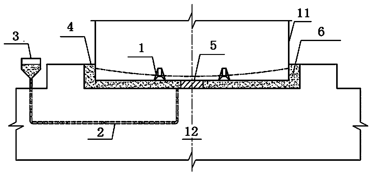 Precast segmental prier component horizontal joint grouting and exhausting structure and grouting method