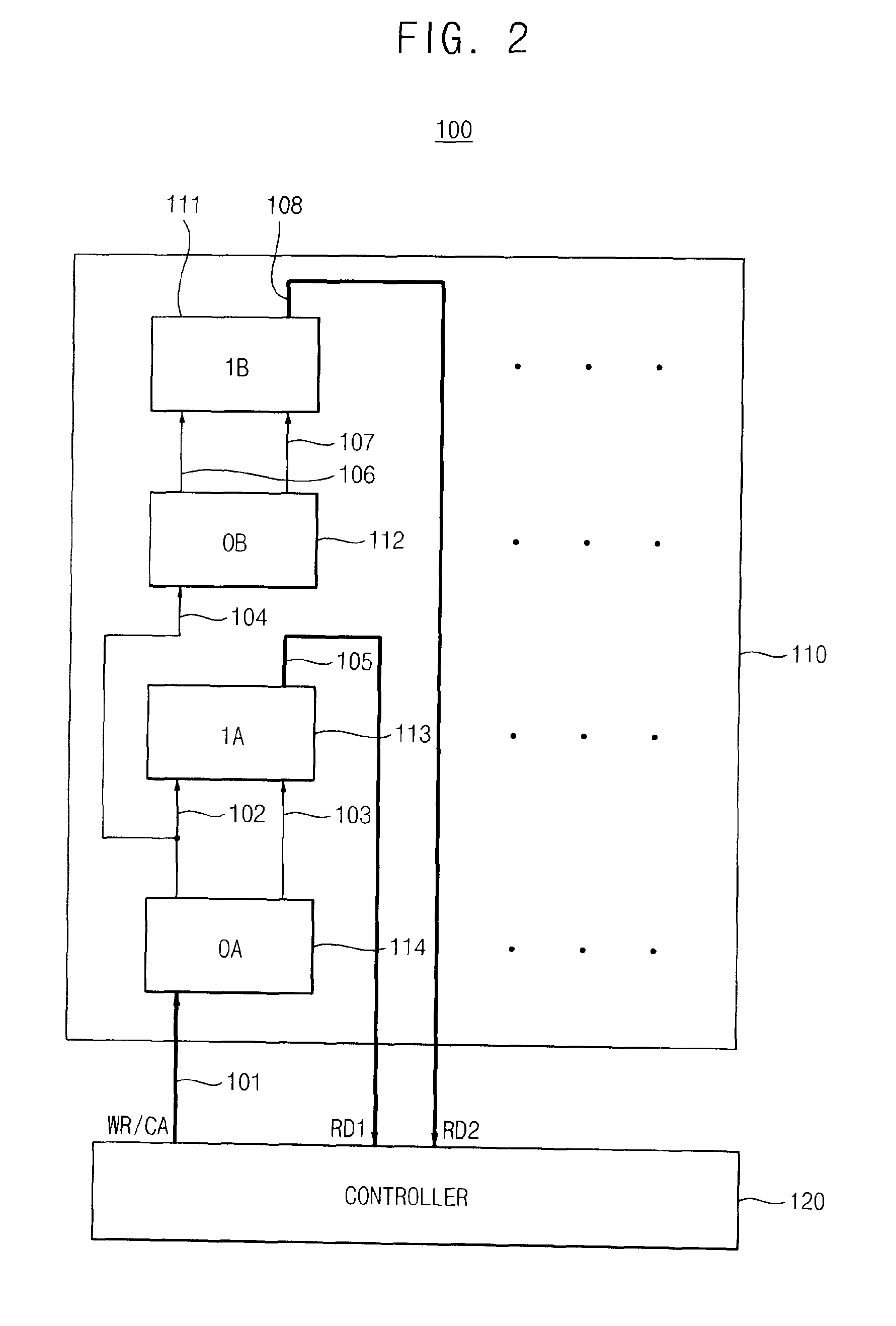 Memory system having low power consumption