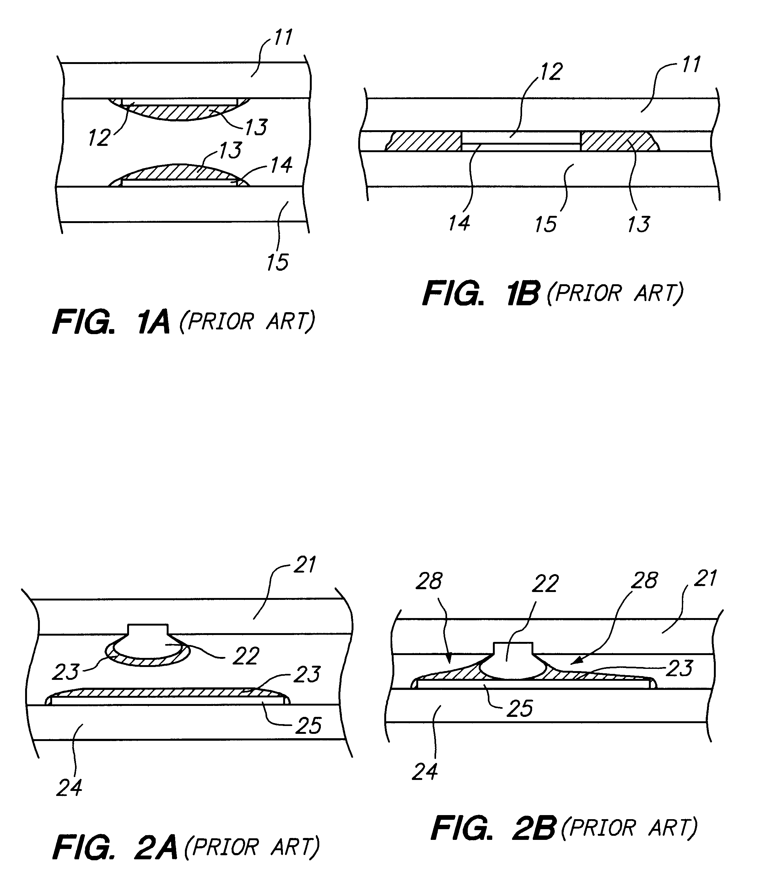 Mechanically formed standoffs in a circuit interconnect