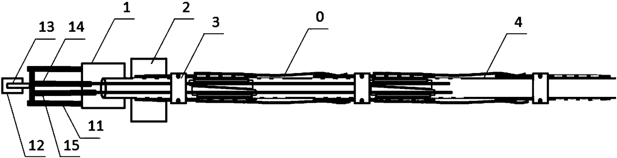 Square steel pipe cold-drawing repairing device and method