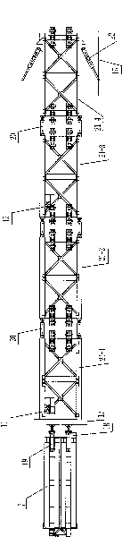 Movable wheel type trolley supporting system for long-distance overlapping shield tunnel of small clear distance