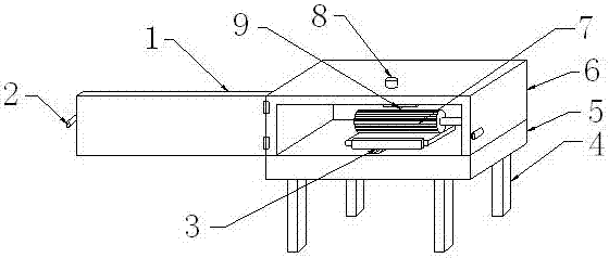 Motor testing device for new energy automobiles