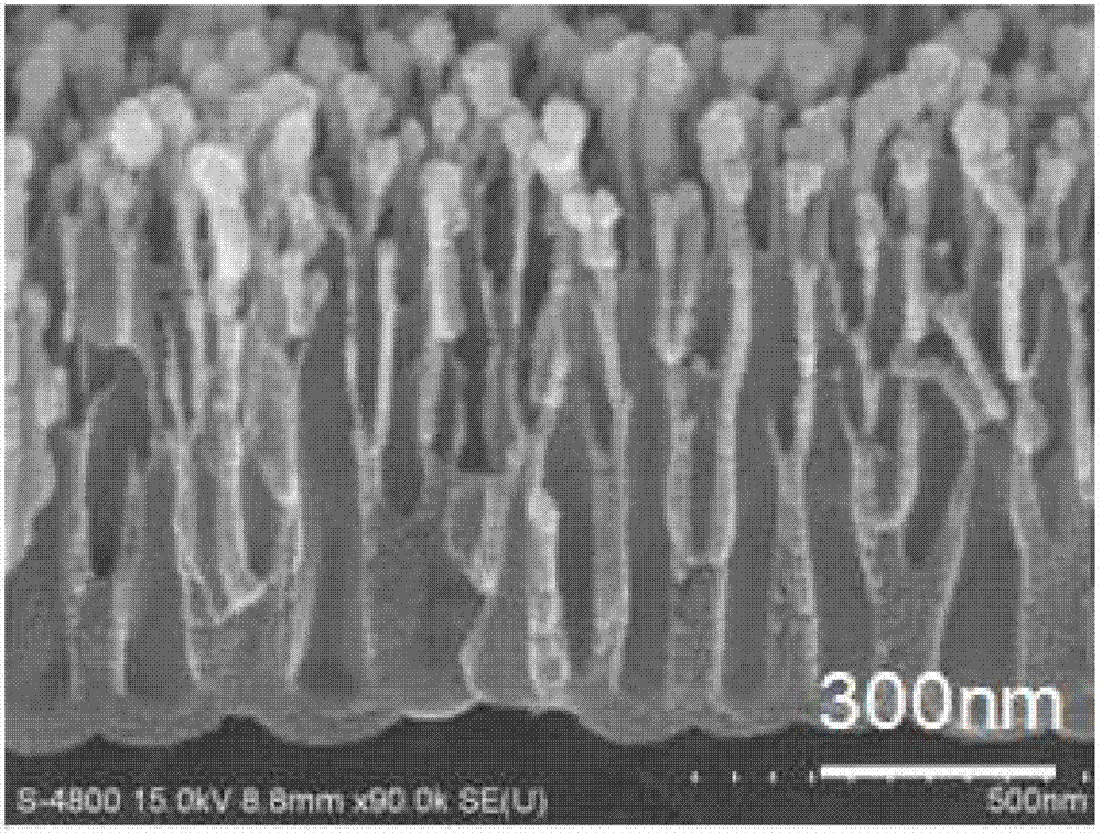 Novel aluminum material with microscale self-driven dropwise condensation function and preparation method thereof