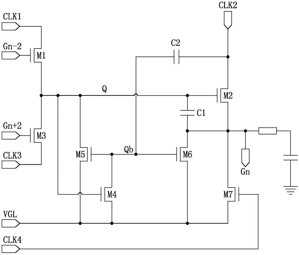 A grid electrode drive circuit and a display apparatus