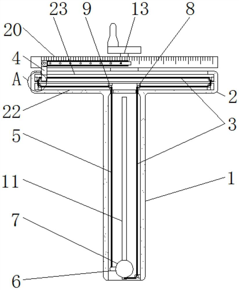 Portable water level precise observation device for water conservancy project