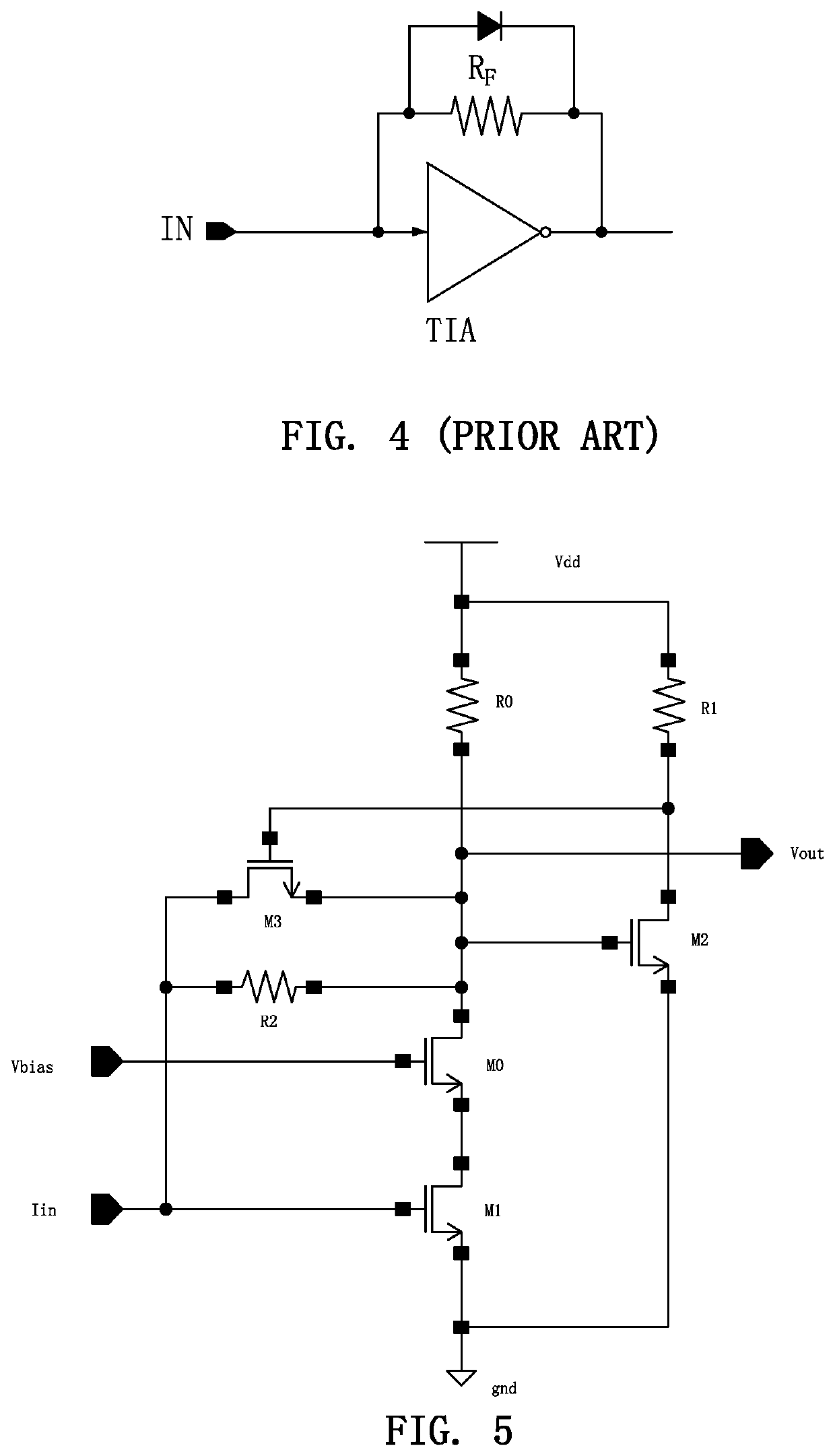 Automatic gain control method and circuit for use in burst-mode transimpedance amplifier