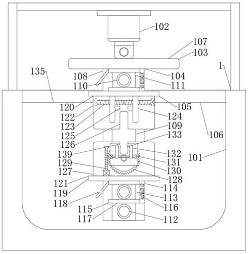 A high-efficiency cooling device before cable plastic molding