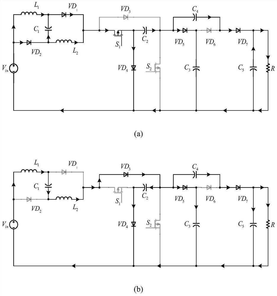 Capacitor clamping H-type boost converter based on switch inductor/capacitor