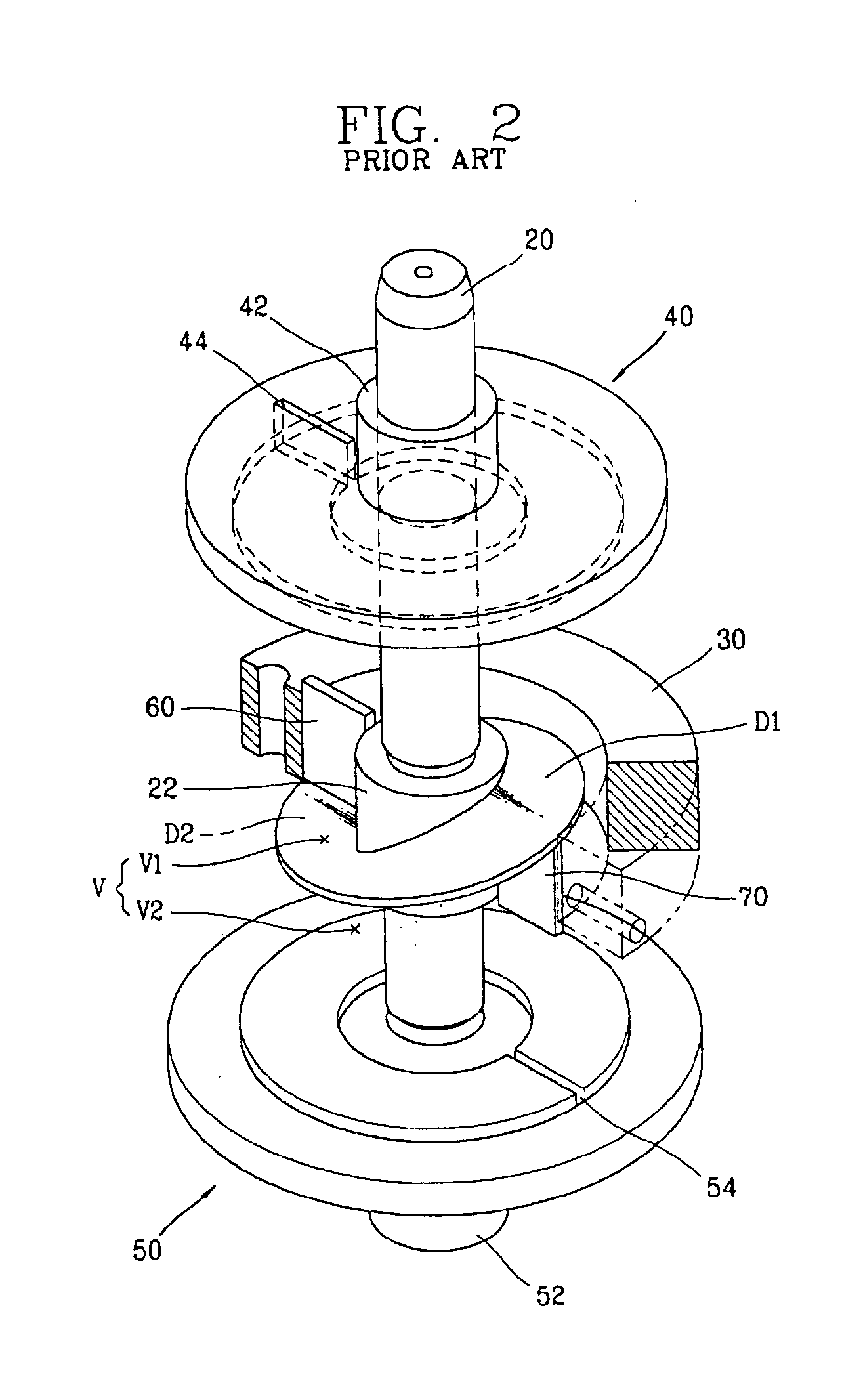 Compressor within motor rotor