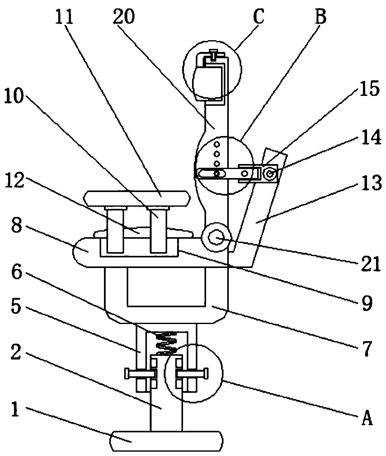 Seat with sitting posture adjusting function