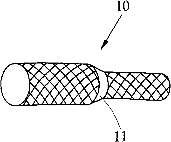 Blood vessel stent device and use method thereof