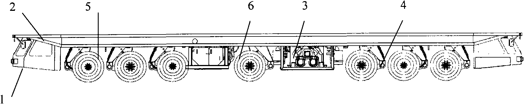 Power-driven lift platform carrier vehicle for steel mill