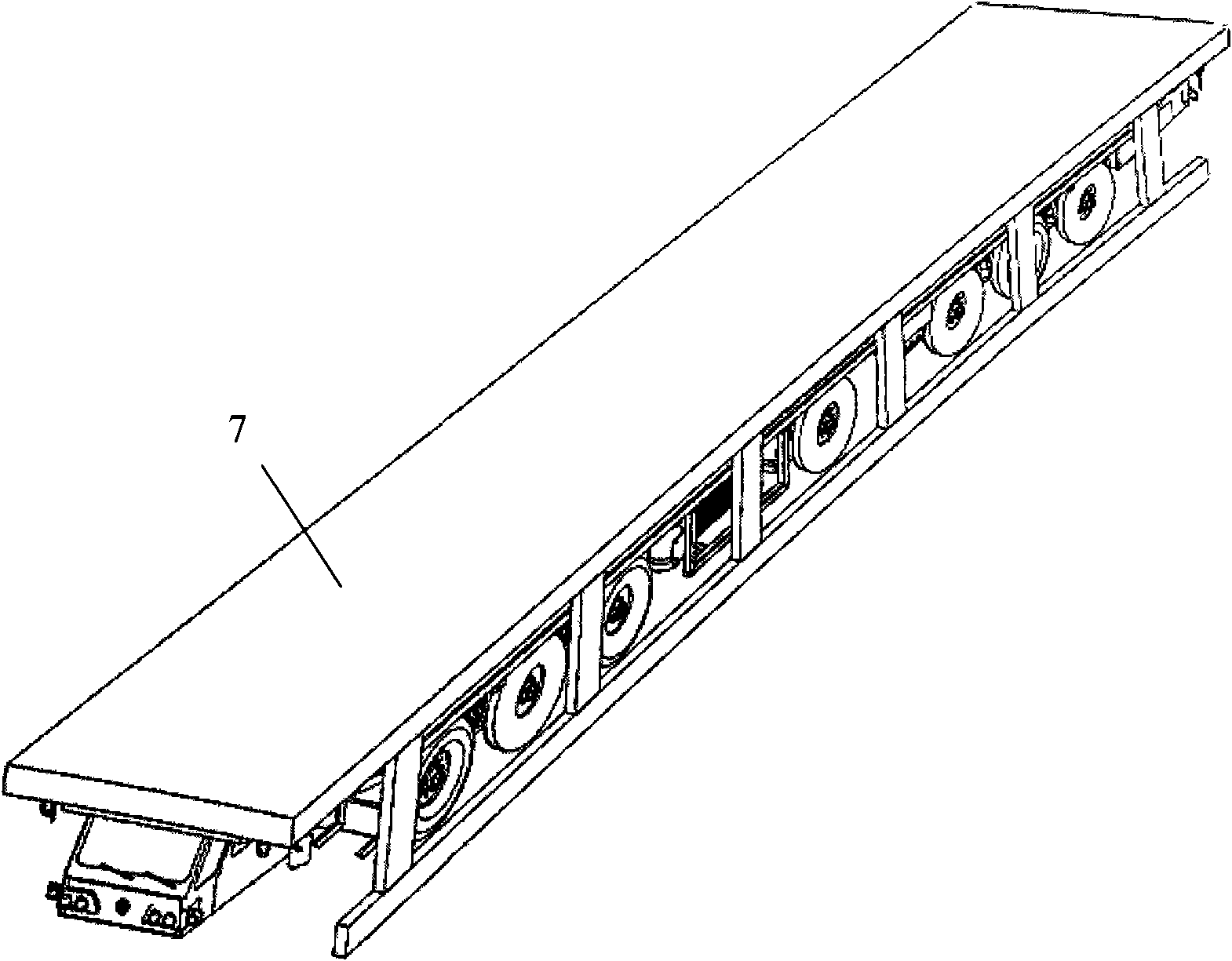 Power-driven lift platform carrier vehicle for steel mill