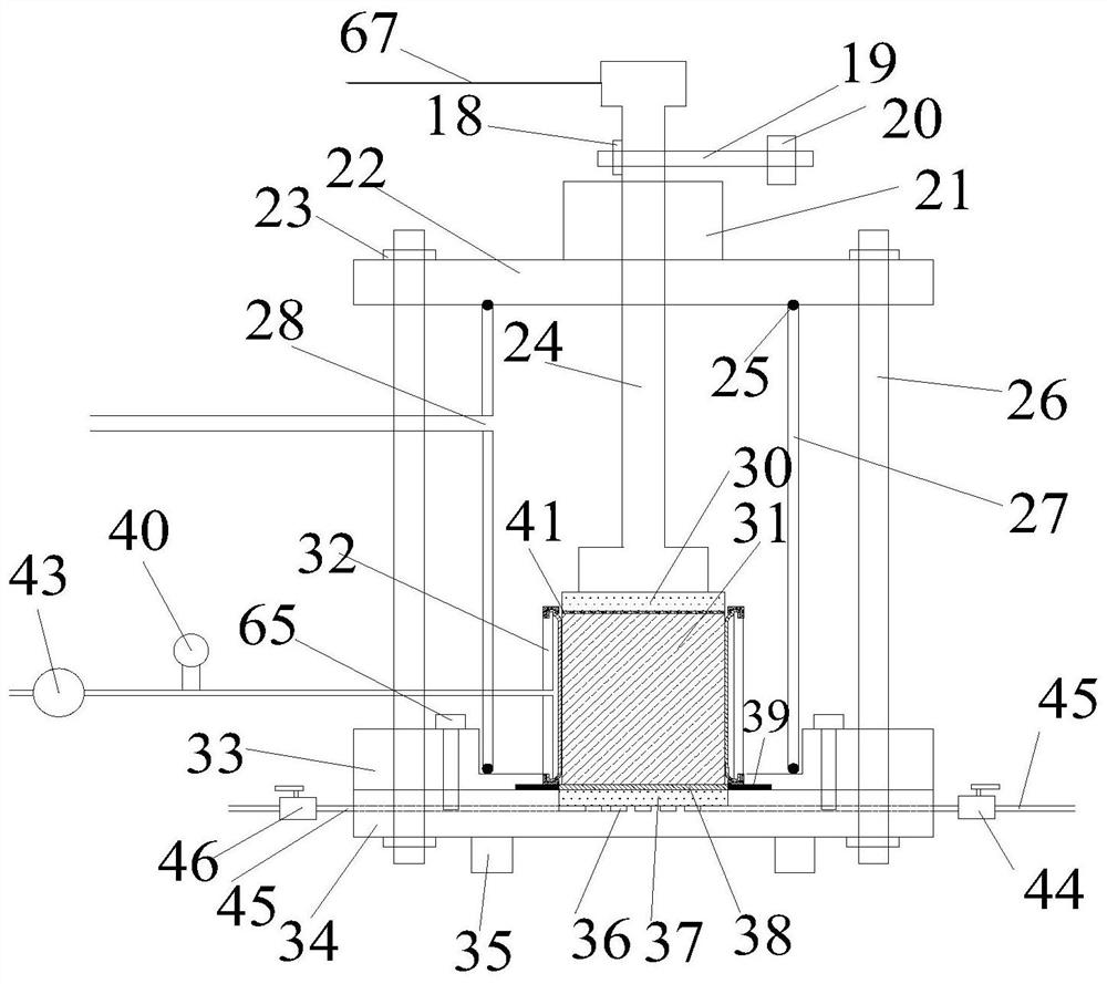 Device and method for quickly measuring soil-water characteristic curve by considering dynamic load and lateral confinement