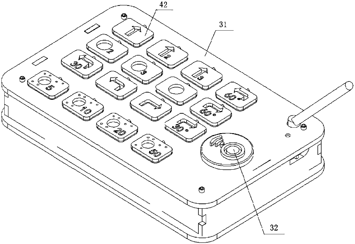 A kind of physical programming trolley and programming method