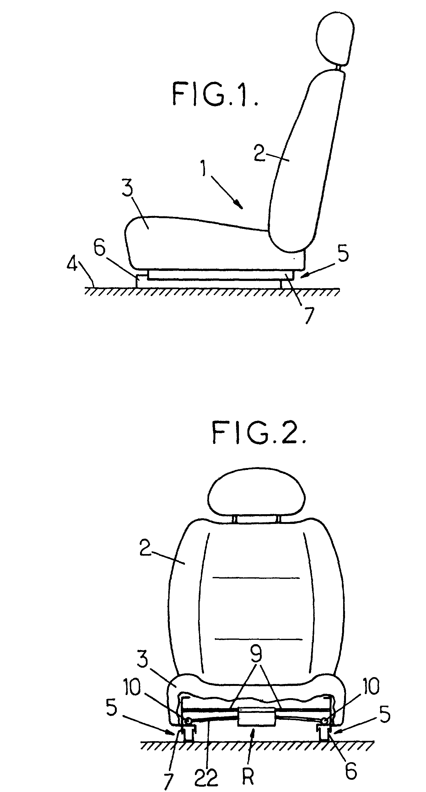 Motor-driven device for adjusting a vehicle seat