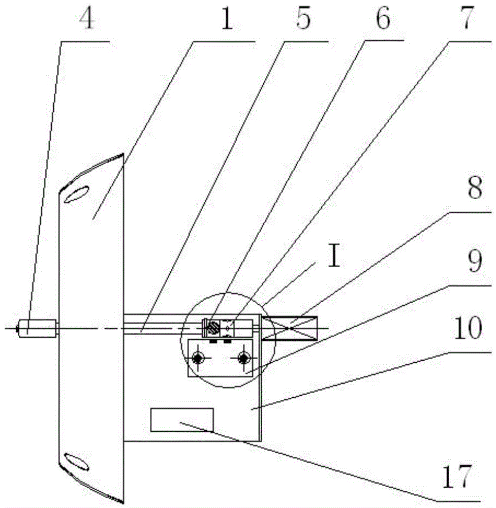 Windshield wiper installation structure for double window monitoring equipment