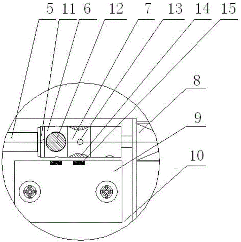 Windshield wiper installation structure for double window monitoring equipment