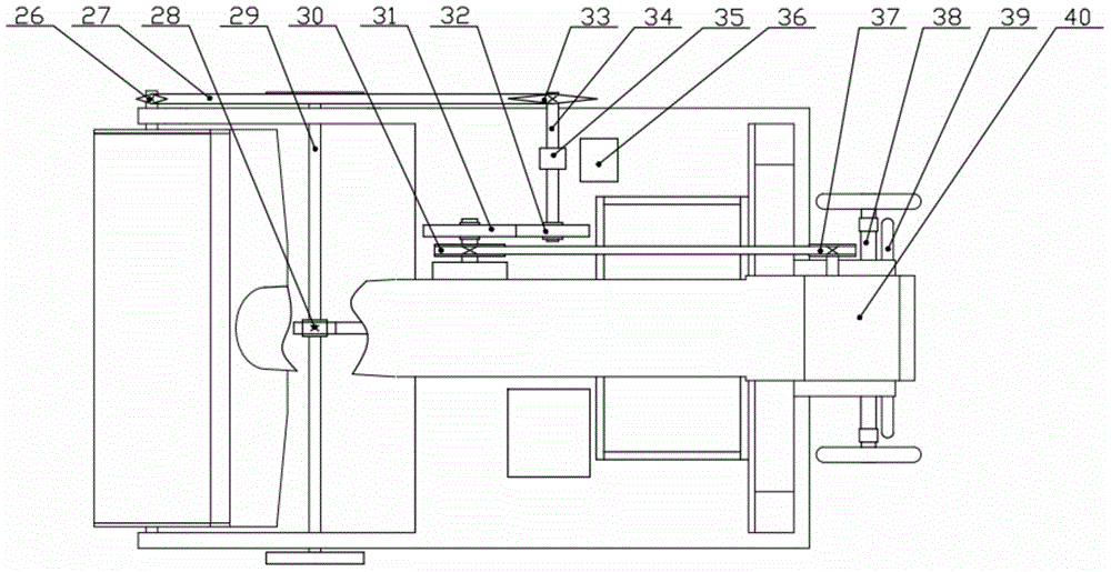 Adjustable grain collection device in sunning ground