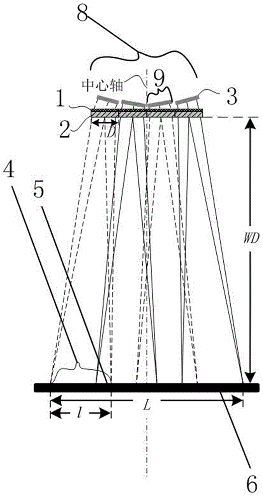 Courtesy lamp optical system for generating optical ring and design method thereof