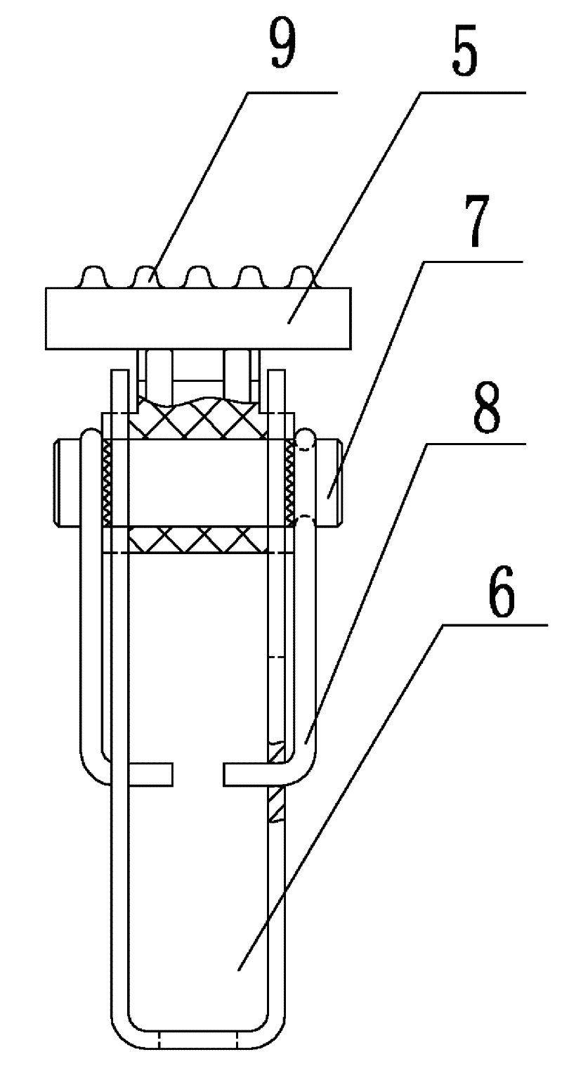 Supporting structure for battery box of foldable electric power-assisted bicycle