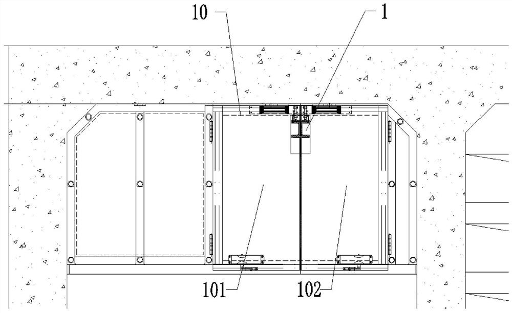 Building normally-closed electric fireproof window with two interlocked sides