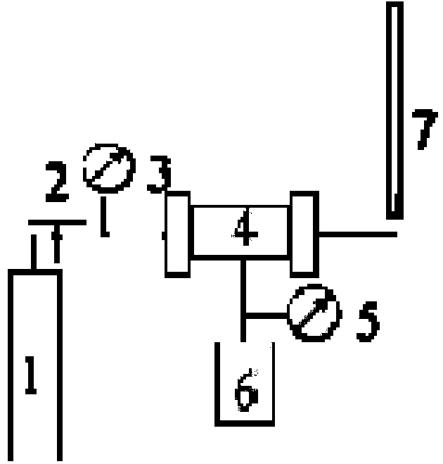 Experimental device and method for estimating water-controlling and air-intake effects of polymer