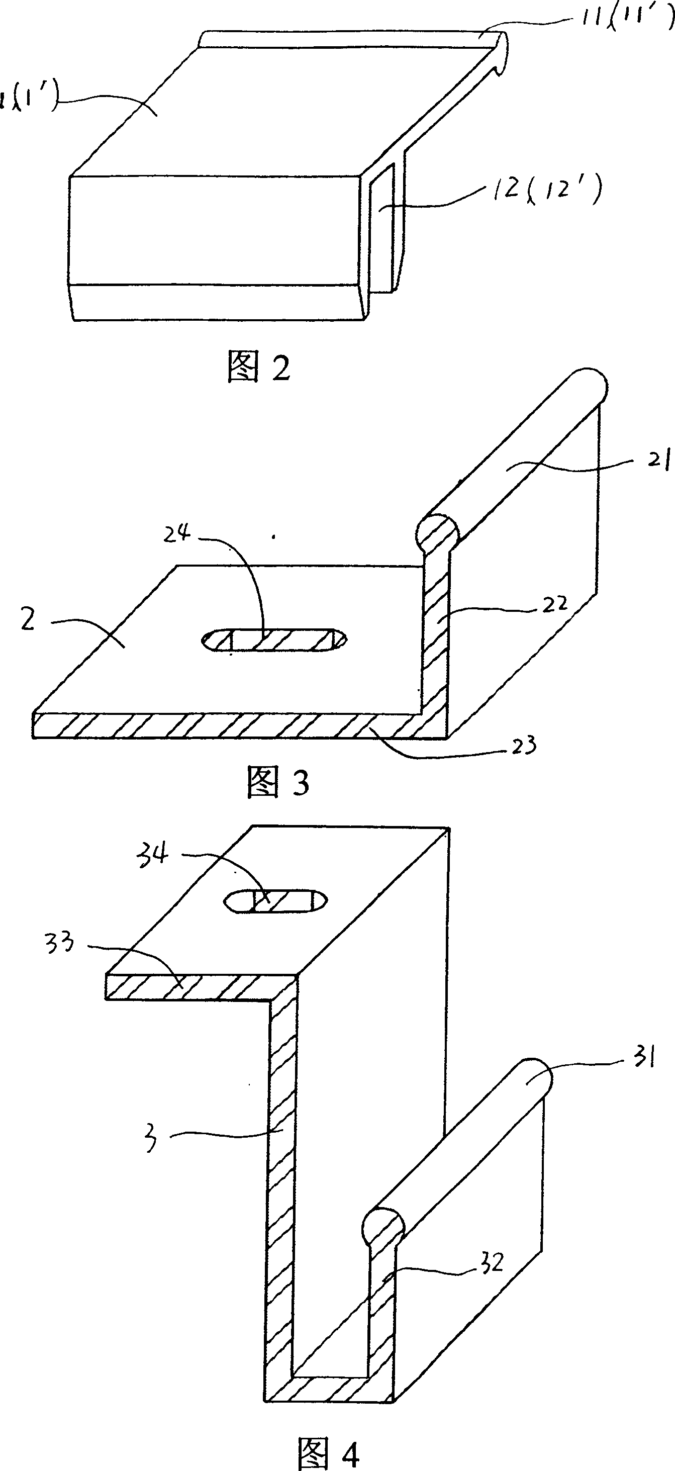 Method for connecting hanger on groove of back of stone