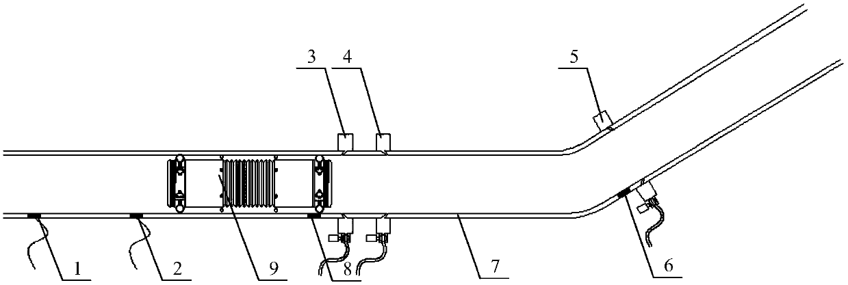 Cold-chain logistics pipeline pneumatic acceleration and deceleration system and method thereof