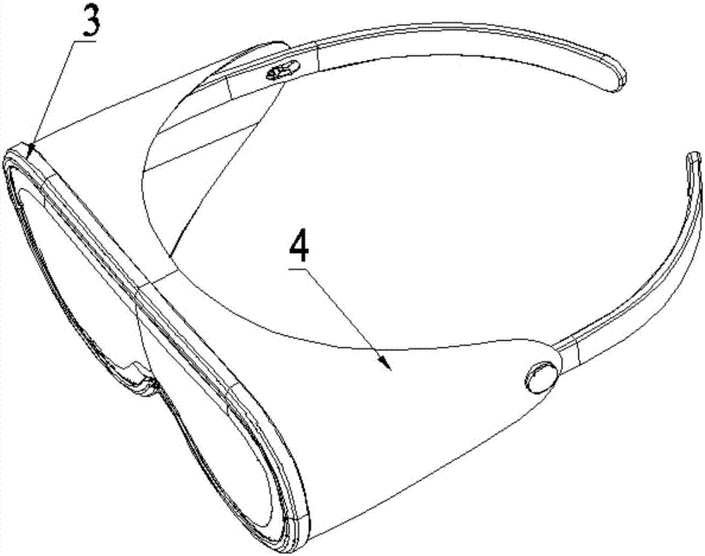 Head-mounted equipment light shield