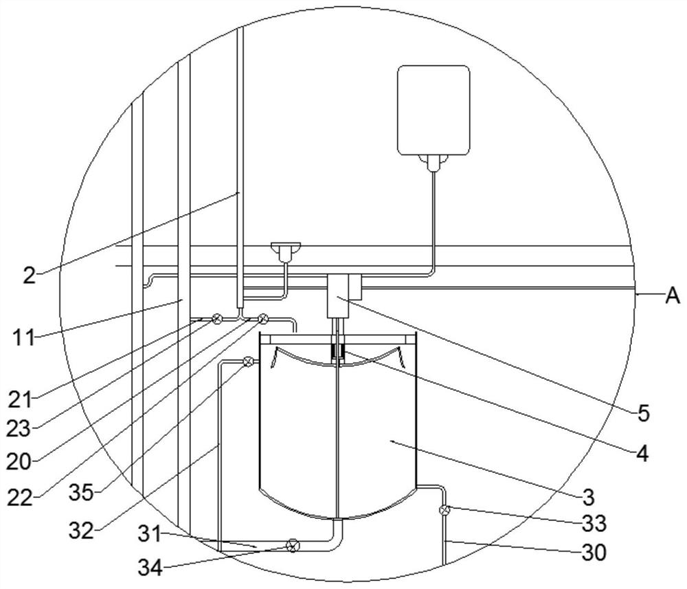 High-quality miscellaneous wastewater treatment and reuse device in residential quarters