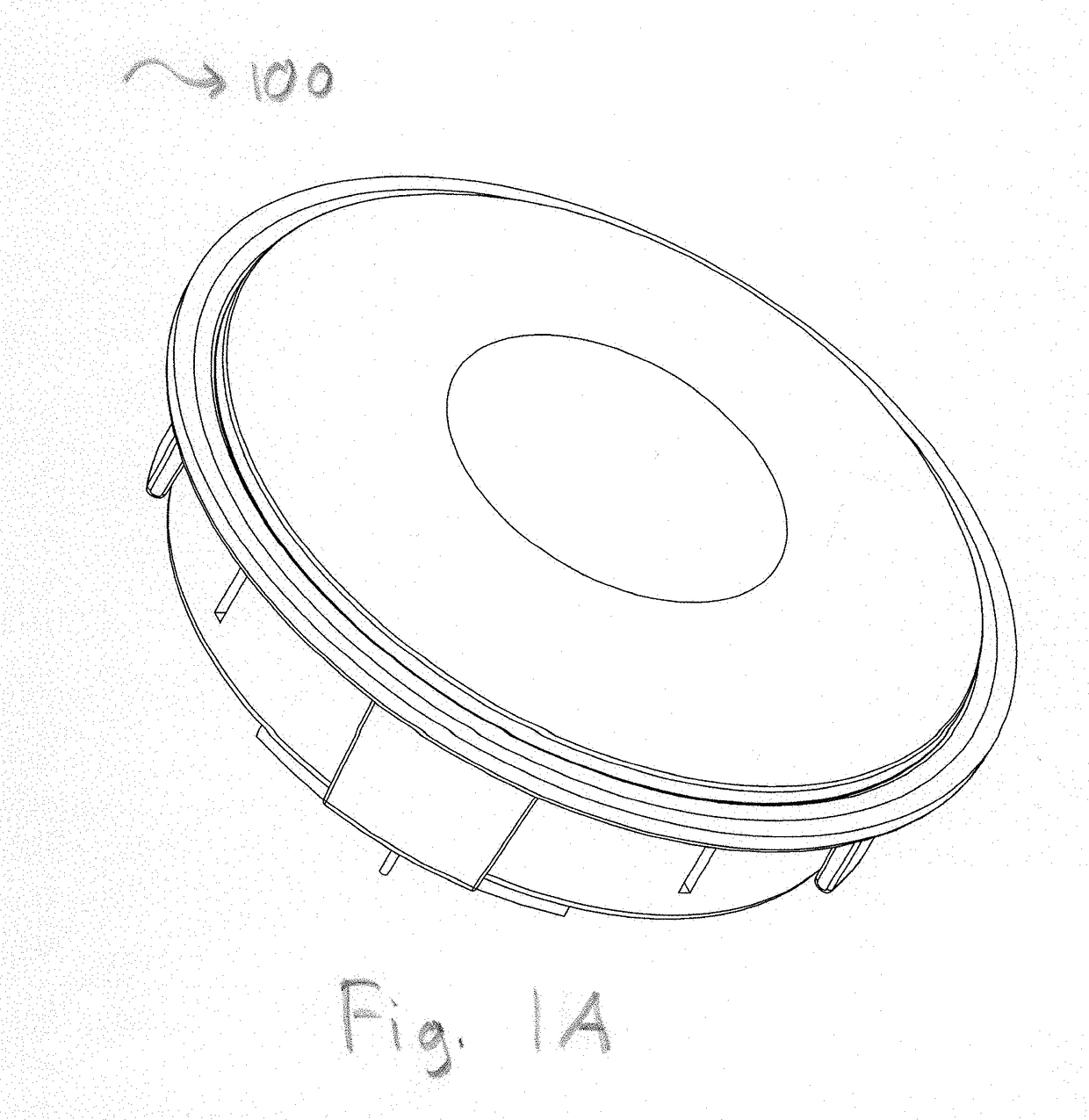 Rear suspension for speaker drivers