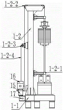 Conveyor belt impact strength testing machine