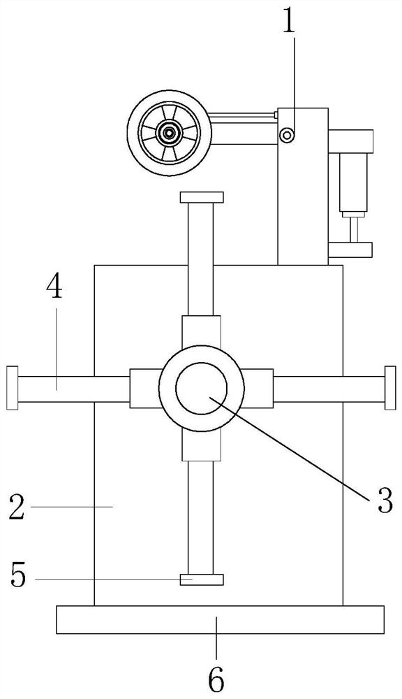 A rapid application device for double groove adhesive layer of LED outdoor screen