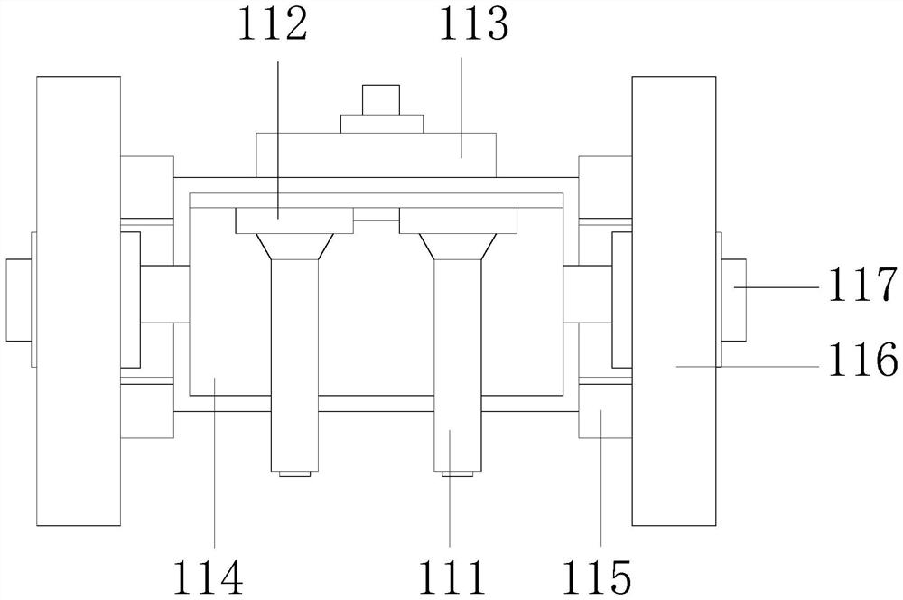 A rapid application device for double groove adhesive layer of LED outdoor screen