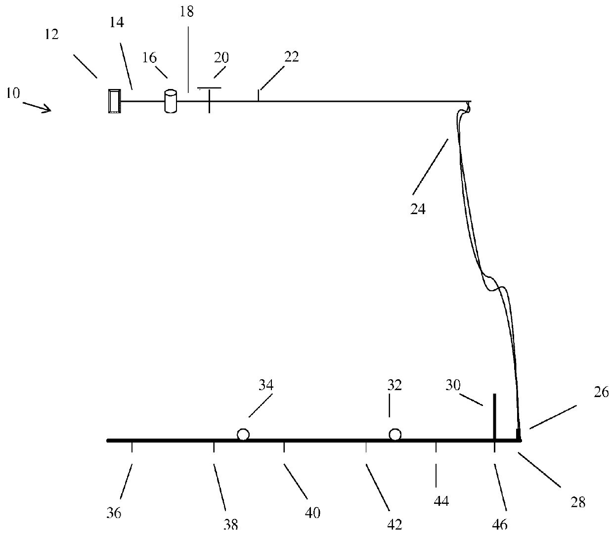 Air cloud particle suspension dredge