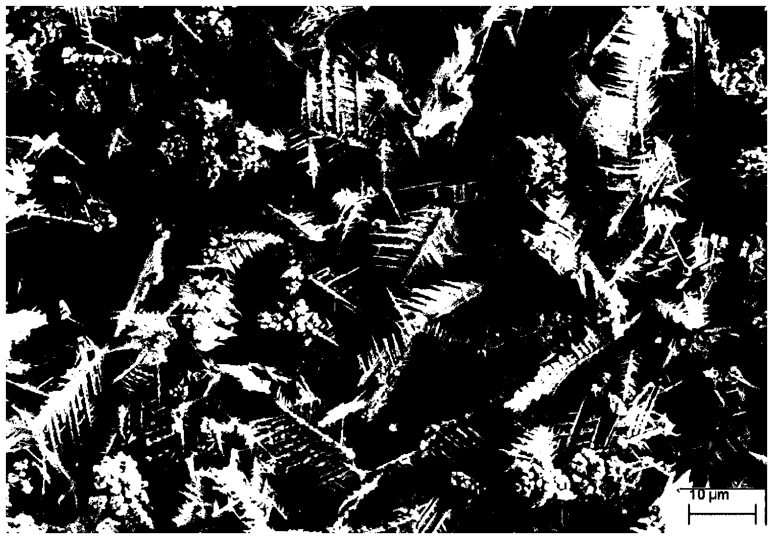 Preparation method of two-dimensional feathery copper powder under ammonia condition