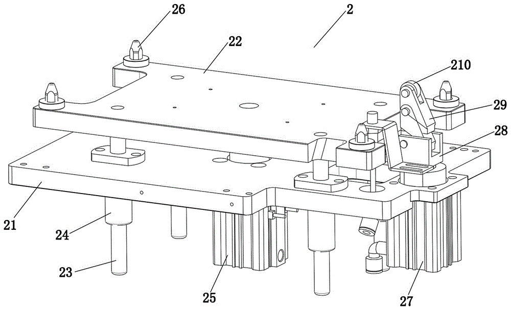 Element pin measurement machine and measurement process thereof