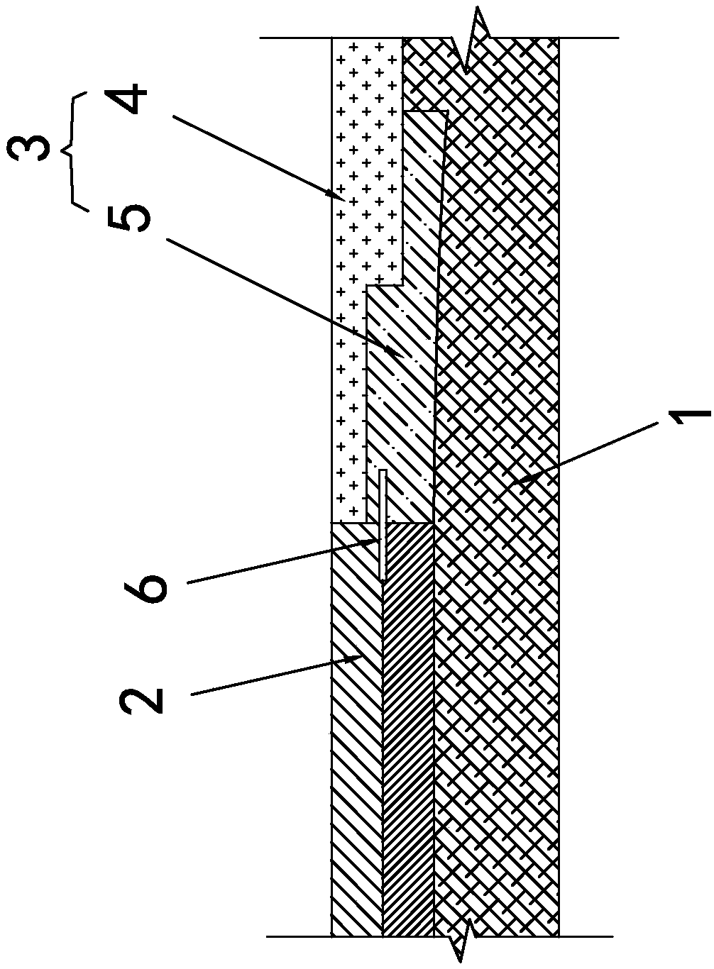 Pavement structure of bus stop