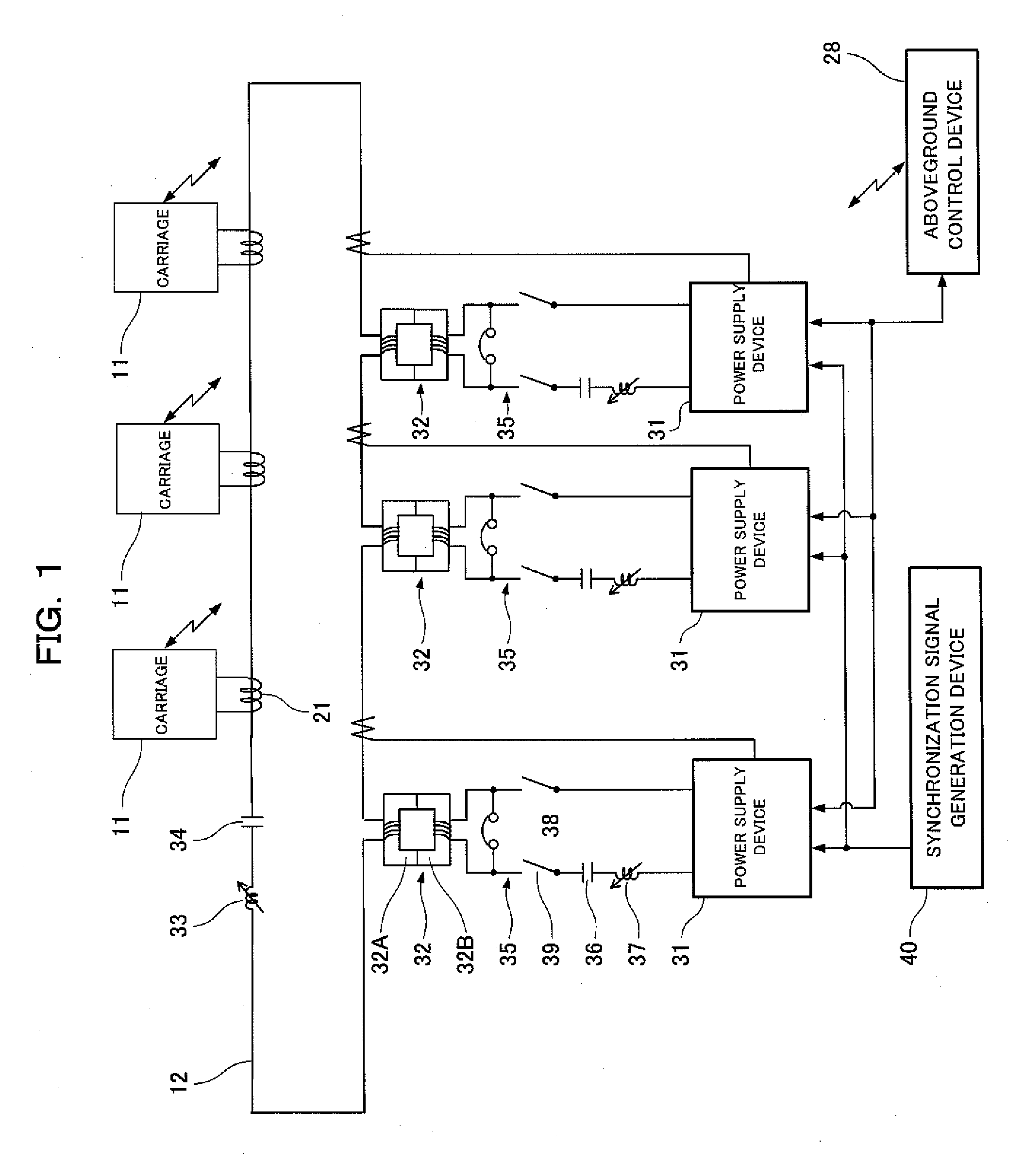 Non-contact power feeding apparatus