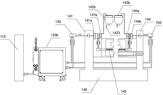 High-pressure water cooling device