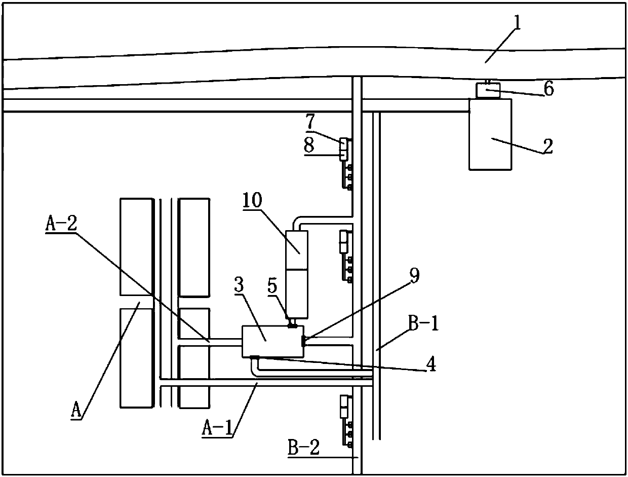 Sewage and rainwater separate drainage system and method for controlling same