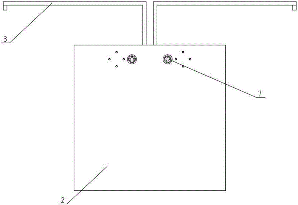 Truck carriage with tilt-up door