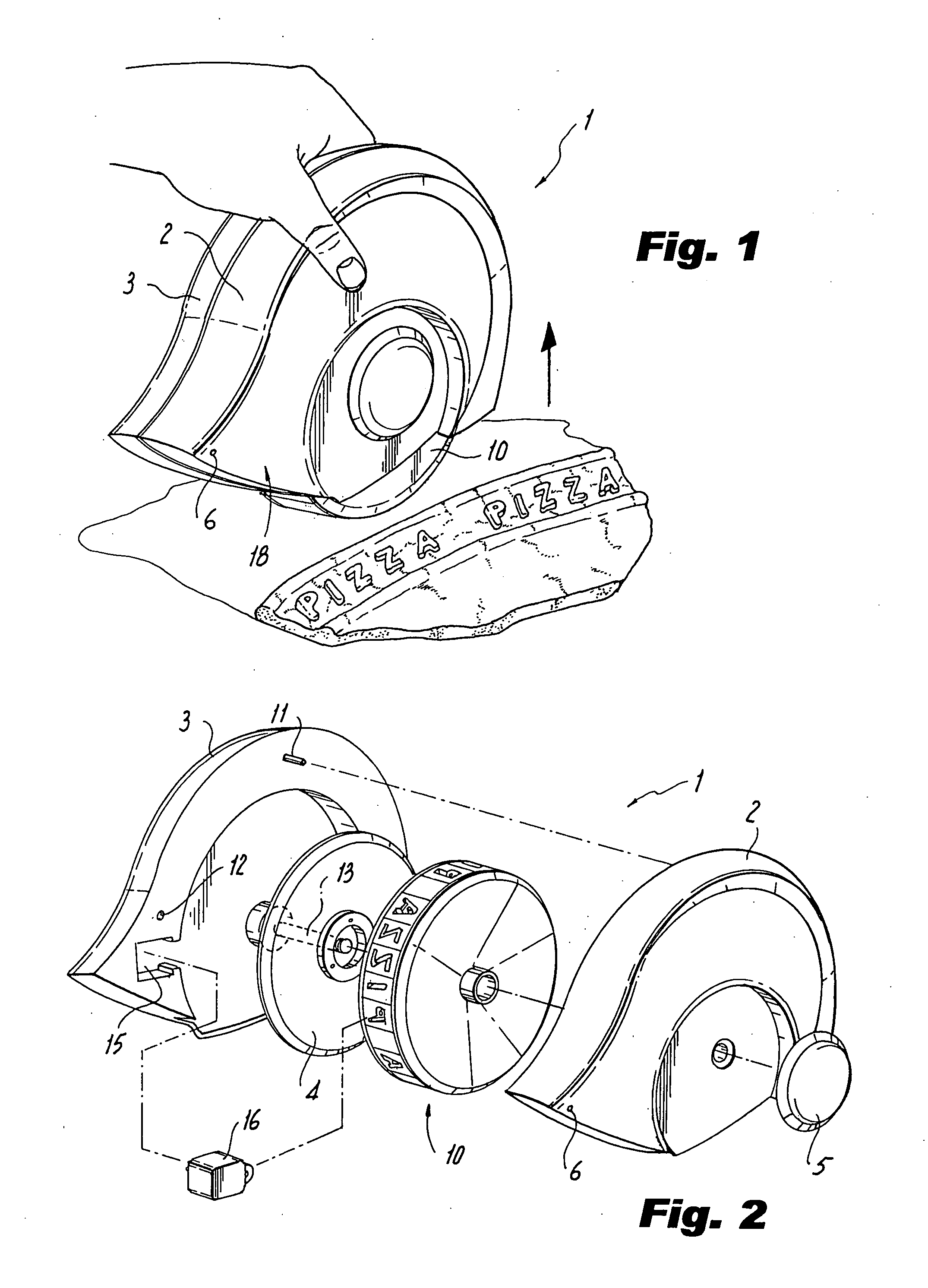 Food embossing and impressing device