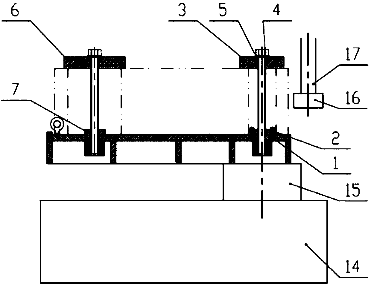 Arbitrary-radian outer circle grinding process equipment