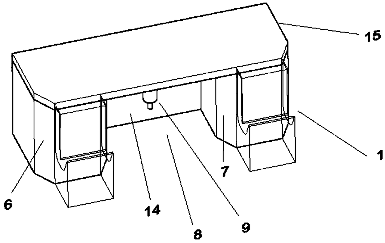 Comb type breakwater system capable of achieving wave power generation