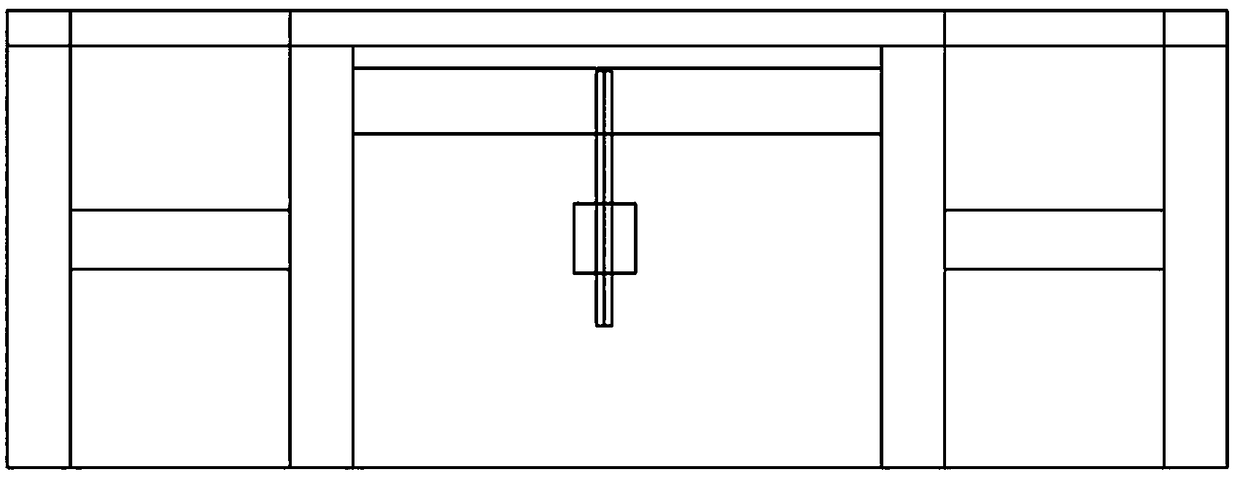 Comb type breakwater system capable of achieving wave power generation