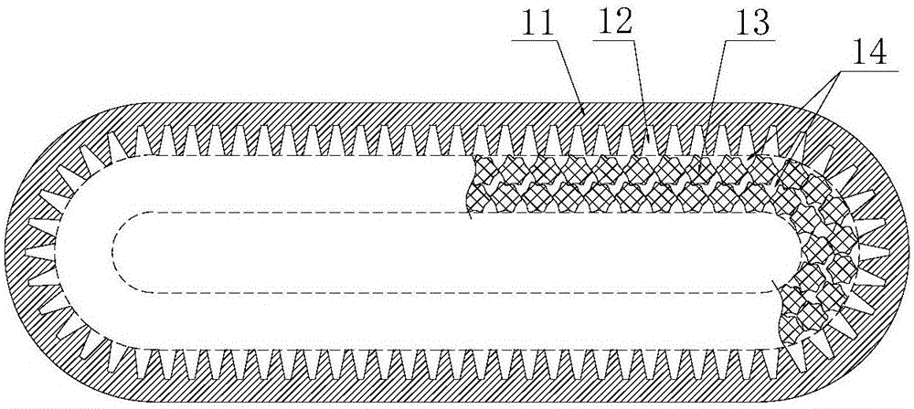 Composite wick type special-shaped heat pipe radiator